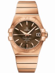 Omega Watches : 123.50.38.21.13.001 38mm Automatic Chronometer Brown Dial Rose Gold Case With Rose Gold Bracelet Men Watch