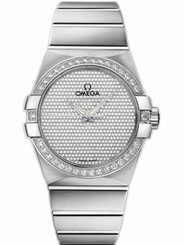 Omega Watches : 123.55.38.20.99.001 38mm Automatic Constellation Jewellery White Gold Dial And Case, Diamonds With White Gold Bracelet Men Watch