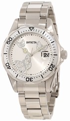 Invicta Watches : 12503 Silver Dial Stainless Steel Band Women Watch