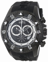 Invicta Watches : 12691 Quartz Chronograph Date Black Silicone Men Watch
