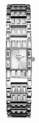 Guess Watches : 13533L1 Quartz Analog Stainless Steel and Crystal Women Watch