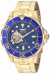 Invicta Watches : 13711 Blue With Skeletal Display Automatic Men Watch
