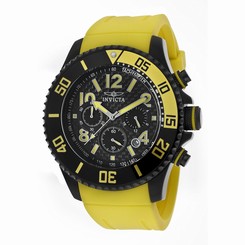 Invicta Watches : 13732 Quartz Chronograph Date Yellow Polyurethane Men Watch