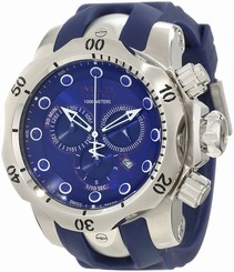 Invicta Watches : 1405 Blue Dial Stainless Steel Band Men Watch