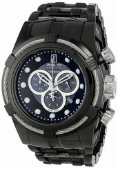 Invicta Watches : 14425 Black Dial Stainless Steel Band Men Watch