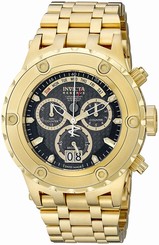 Invicta Watches : 14468 Black Dial Chronograph Luminous Stop-watch Men Watch