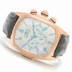 Invicta Watches : 14938 Quartz Analog Day Date Black Leather Men Watch