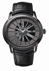 Audemars Piguet Watches : 15161SN.OO.D002CR.01 Automatic Stainless Steel Black Dial Black Crocodile Leather Band Men Watch