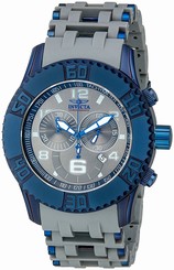 Invicta Watches : 15246 Grey Dial Stainless Steel Band Men Watch