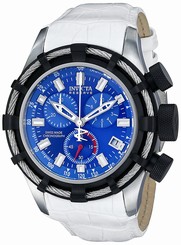 Invicta Watches : 15265 Quartz Chronograph Date White Leather Men Watch