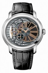 Audemars Piguet Watches : 15350ST.OO.D002CR.01 Automatic Stainless Steel Grey Dial Black Crocodile Leather Band Men Watch