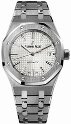 Audemars Piguet Watches : 15450ST.OO.1256ST.01 Automatic Stainless Steel Silver Dial Brushed & Polished Stainless Steel Band Men Watch
