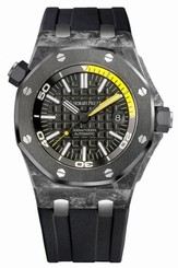 Audemars Piguet Watches : 15706AU.OO.A002CA.01 Automatic Black Dial Date Black Rubber Men Watch
