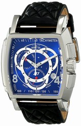 Invicta Watches : 15791 Quartz Chronograph Date Black Leather Men Watch