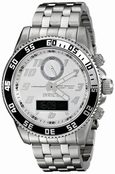 Invicta Watches : 15813 Silver-tone Dial Ion Plated Stainless Steel Men Watch