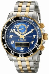 Invicta Watches : 15814 Blue Dial Ion Plated Stainless Steel Men Watch