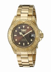 Invicta Watches : 15847 Brown Dial Stainless Steel Band Men Watch