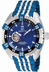 Invicta Watches : 15884 Blue Dial Stainless Steel Band Men Watch