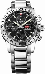 Chopard Watches : 158992-3001 Automatic Stainless Steel Black Dial Stainless Steel - Brushed & Polished Band Men Watch