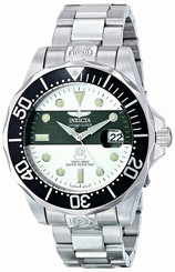 Invicta Watches : 16130 Silver-tone Dial Ion Plated Stainless Steel Men Watch