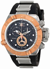 Invicta Watches : 16141 Quartz Chronograph Date Black Polyurethane Men Watch