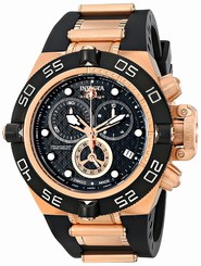 Invicta Watches : 16146 Quartz Chronograph Date Black Polyurethane Men Watch