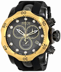 Invicta Watches : 16154 Grey Dial Stainless Steel Band Men Watch