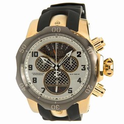 Invicta Watches : 16311 Silver Dial Uni-directional Rotating Gunmetal Ion-plated Band Men Watch