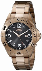 Invicta Watches : 16332 Black Dial Stainless Steel Men Watch