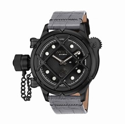 Invicta Watches : 16351 Mechanical Grey Leather Men Watch