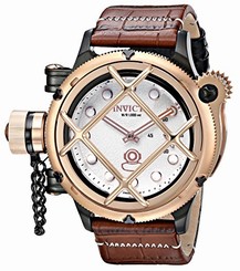 Invicta Watches : 16361 Mechanical Hand Wind Brown Leather Men Watch