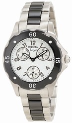 Invicta Watches : 1654 White Dial Ceramic Women Watch