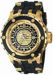 Invicta Watches : 16815 Quartz Analog Date Black Rubber Men Watch