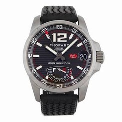 Chopard Watches : 168457-3001 Automatic Stainless Steel Black Dial Black Rubber Band Men Watch