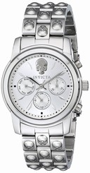 Invicta Watches : 16890 Silver Dial Stainless Steel Band Women Watch