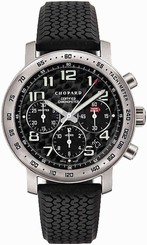 Chopard Watches : 168915-3001 Automatic Stainless Steel Black Dial Black Rubber Band Men Watch