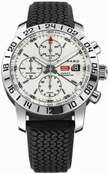 Chopard Watches : 168992-3003R Automatic Stainless Steel White Dial Black Rubber Band Men Watch
