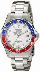 Invicta Watches : 17047 White Dial Stainless Steel Band Men Watch
