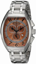 Invicta Watches : 17280 Rose Gold Dial Stainless Steel Band Men Watch