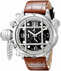 Invicta Watches : 17334 Quartz Chronograph Day Date Brown Leather Men Watch