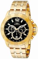Invicta Watches : 17448 Black Dial Stainless Steel Band Women Watch