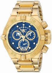 Invicta Watches : 17608 Blue Dial Stainless Steel Band Men Watch