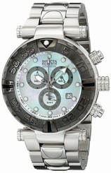 Invicta Watches : 17692 Mother Of Pearl Dial Stainless Steel Band Men Watch