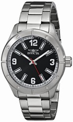 Invicta Watches : 17922SYB Black Dial Stainless Steel Band Men Watch