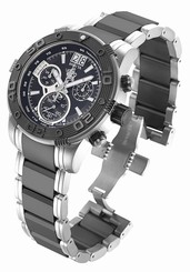 Invicta Watches : 17954 Black Dial Stainless Steel Band Men Watch