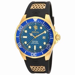 Invicta Watches : 17970 Blue Carbon Fiber Quartz Men Watch