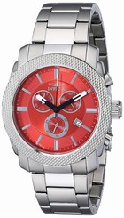 Invicta Watches : 18042 Red Dial Stainless Steel Band Men Watch
