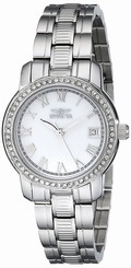Invicta Watches : 18078 Mother Of Pearl Dial Stainless Steel Band Women Watch