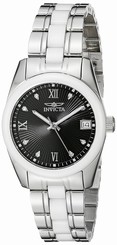Invicta Watches : 18147 Black Dial Ceramic Band Women Watch