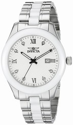 Invicta Watches : 18152 Silver Dial Ceramic Men Watch